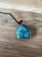 Amazonite Heart Pendant | Pendulum ~ crystal of forgiveness, courage & truth (#2)