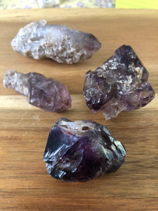 Large Amethyst Specimen pack of 4~ Expansion, Release, Clearing, Freedom, Possibility & Divine Wisdom (#1)