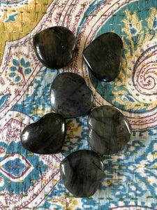Labradorite Hearts ~ magic, opportunity, healing, perspective & support