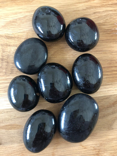 Black Tourmaline Palmstones ~ transmuting lower level energies