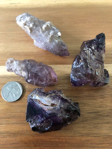 Large Amethyst Specimen pack of 4~ Expansion, Release, Clearing, Freedom, Possibility & Divine Wisdom (#1)