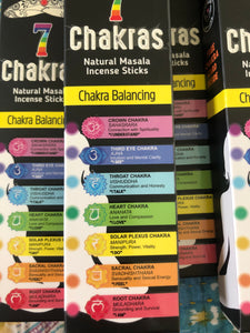 Premium 7 Chakras Incense ~ tribal soul