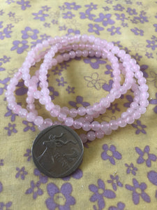 Rose Quartz Bracelet ~ Unconditional love, kindness, compassion, support & forgiveness