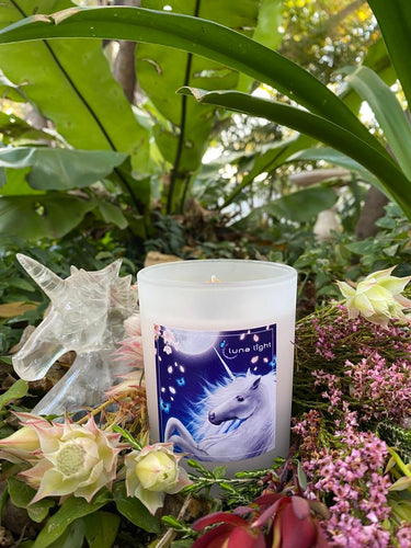 Unicorn Candle ~ Anchoring light, high frequency, healing & grace