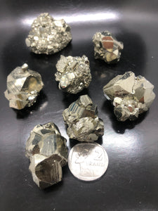 Small Pyrite Clusters  ~ Abundance, truth, confidence, focus, creativity & potential