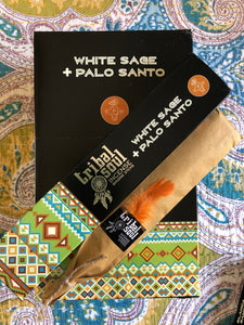 Premium Palo Santo & White Sage Incense (Tribal Soul)
