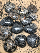 Black Tourmaline Hearts (5cm width) ~ transmuting lower level energies