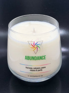 Abundance Light Candle ~ Harmony, calm, peace, cleansing & purity