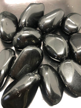 Black Tourmaline Polished Tumbles (XL) ~ energy cleansing, balance & grounding