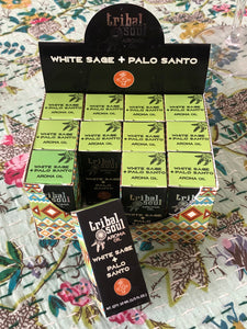 White Sage + Palo Santo, Tribal Soul Incense Oil