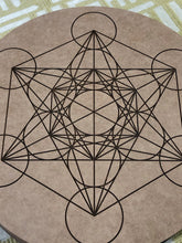 Crystal grid, 30cm ~ Metatrons Cube (connect to the angelic realm, protection & spiritual wisdom)