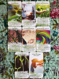 Raise your vibration, daily message cards