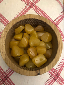 Yellow Aventurine Tumbles ~ balancing power & control, helps you be your true self