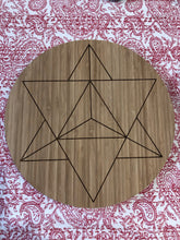 Bamboo Crystal grid, 30cm ~ Merkaba (spiritual ascension and manifestation)