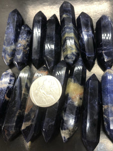 Sodalite Double Terminated Points (Small) ~  psychic & intuition abilities, calmness, self esteem, public speaking & group work