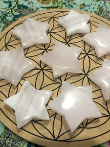 Mangano Calcite Stars ~ a kind, caring companion, releasing past pain