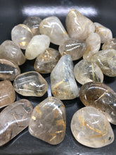Rutilated Quartz Tumbles ~ enhanced intuition, the ability to see all and connect to your divine blueprint