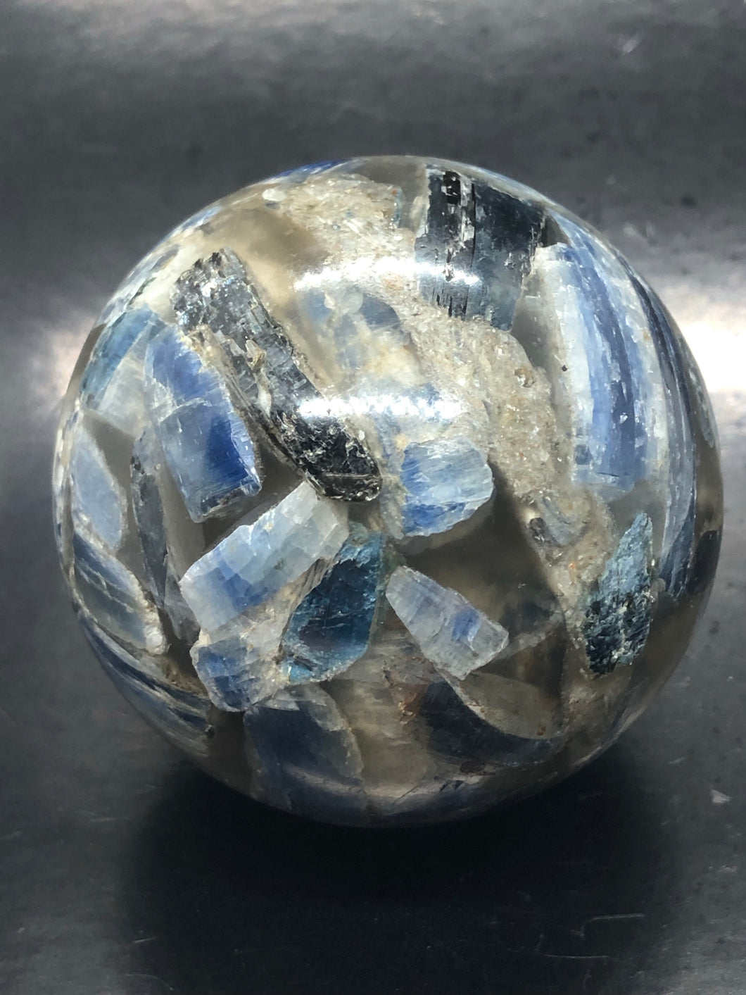 Blue Kyanite Sphere ~ negative energy & raises your vibration Kyanite Sphere (1)