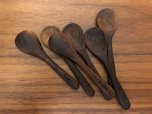 Baby wooden spoon ~ use with salt bowls