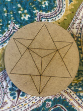 Mini Crystal grid, 10cm ~ Merkaba (spiritual ascension and manifestation)