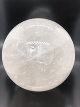XXL Clear Quartz Sphere, rainbows | scrying (11cm diameter) ~ Power, clarity, amplification, connection, truth & perspective  (#1S)